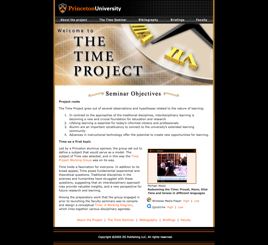 Princeton - Time Project